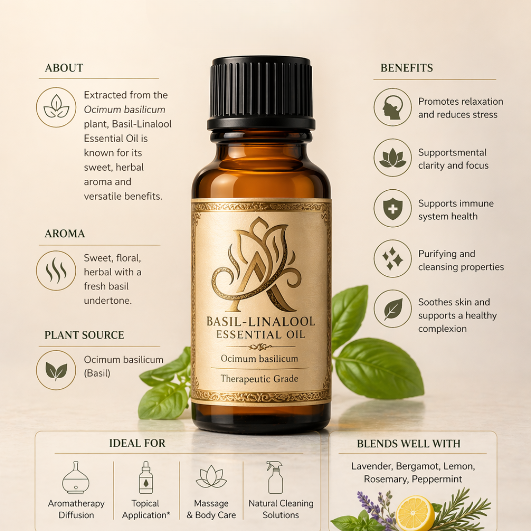 BASIL-LINALOOL ESSENTIAL OIL - Image 4