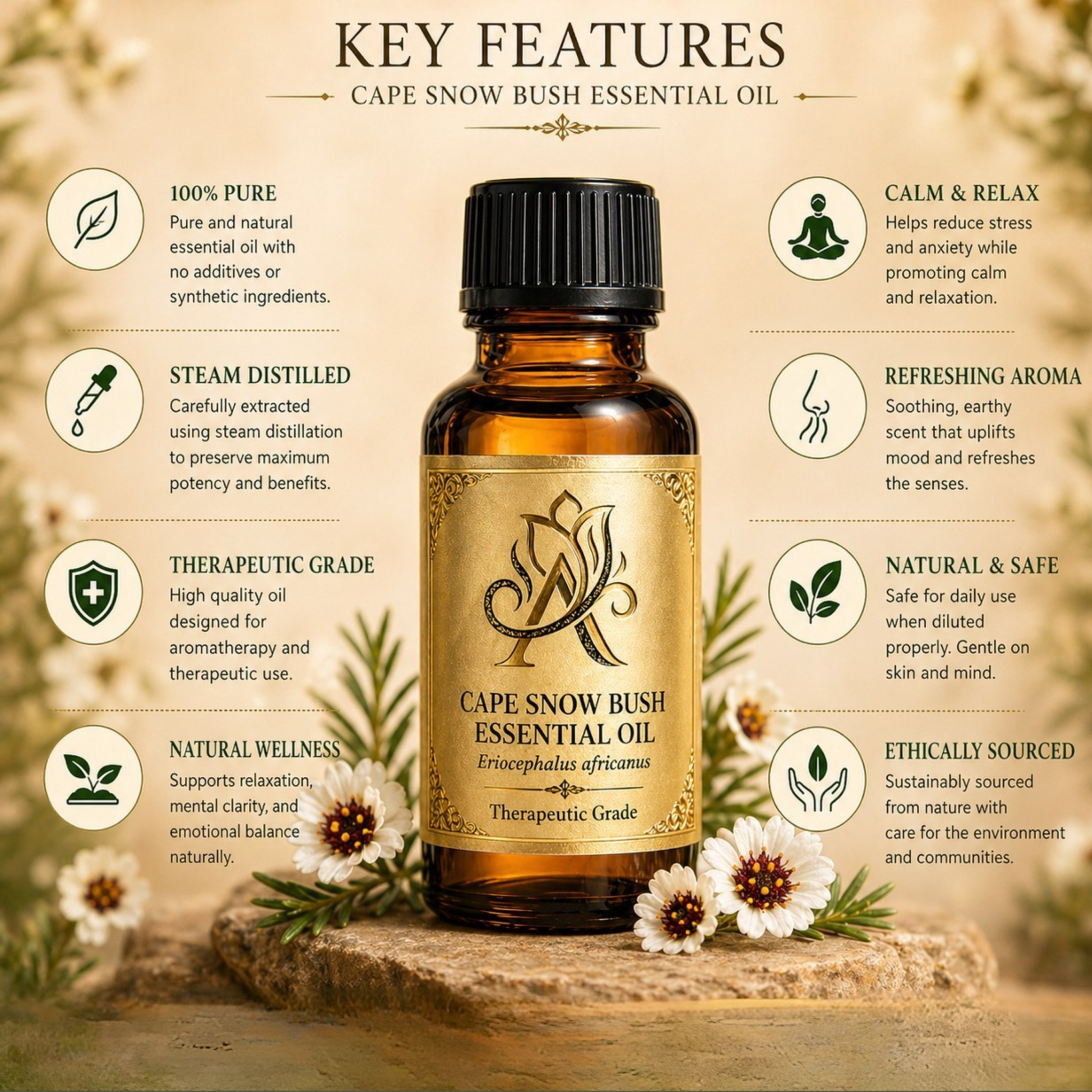 CAPE SNOW BUSH ESSENTIAL OIL - Image 4